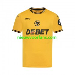 Wolverhampton Wanderers Heren Shirt met Bedrukking Thuis 2024-2025 Korte Mouw