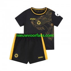 Wolverhampton Wanderers Kind Shirt met Bedrukking Uit 2024-2025 Korte Mouw