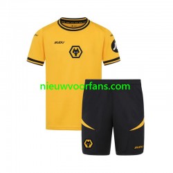Wolverhampton Wanderers Kind Shirt met Bedrukking Thuis 2024-2025 Korte Mouw