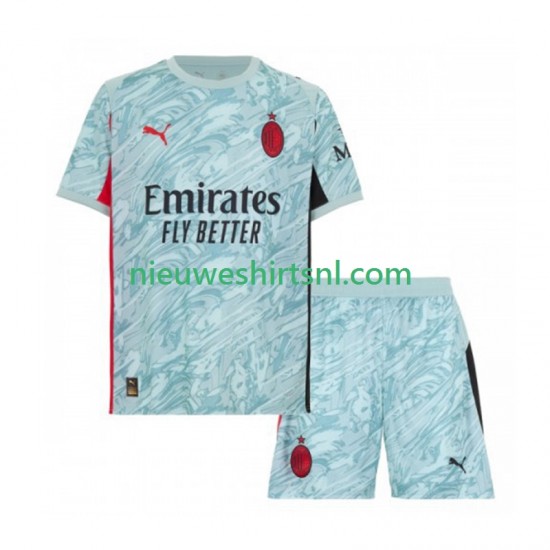 AC Milan Kind Shirt met Bedrukking Doelman Thuis 2025-2026 Korte Mouw