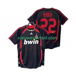 AC Milan Heren Shirt met Bedrukking KAKA 22 2007 Retro Derde 2006 Korte Mouw