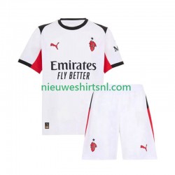 AC Milan Kind Shirt met Bedrukking Uit 2025-2026 Korte Mouw