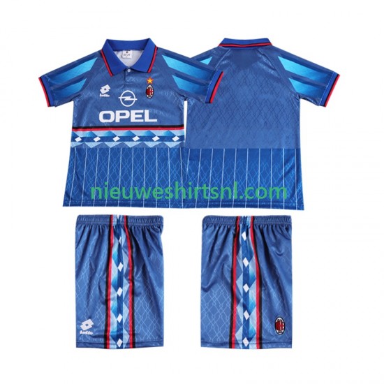 AC Milan Kind Shirt met Bedrukking 1995 1996 Retro Uit Korte Mouw