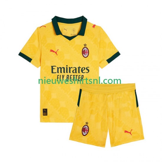 AC Milan Kind Shirt met Bedrukking Derde 2025-2026 Korte Mouw