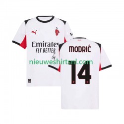 AC Milan Heren Shirt met Bedrukking Modrić Luka 14 Uit 2025-2026 Korte Mouw