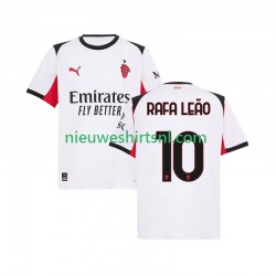 AC Milan Heren Shirt met Bedrukking Rafael Leao 10 Uit 2025-2026 Korte Mouw