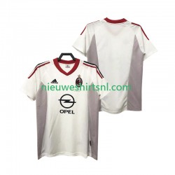 AC Milan Heren Shirt met Bedrukking 2005 Retro Uit 2004 Korte Mouw