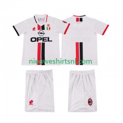 AC Milan Kind Shirt met Bedrukking 1996 1997 Retro Uit Korte Mouw