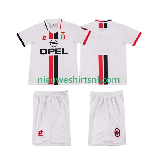 AC Milan Kind Shirt met Bedrukking 1996 1997 Retro Uit Korte Mouw