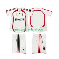AC Milan Kind Shirt met Bedrukking 2007 Retro Uit 2006 Korte Mouw