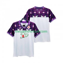 Fiorentina Heren Shirt met Bedrukking 1992 1993 Retro Uit Korte Mouw