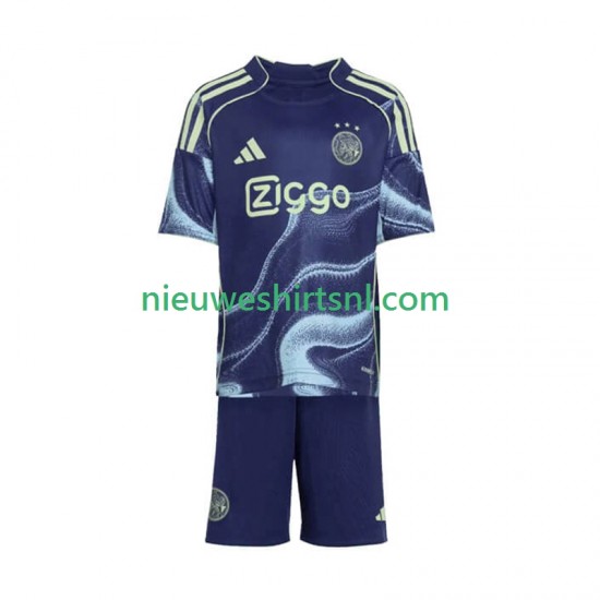 AFC Ajax Kind Shirt met Bedrukking Uit 2025-2026 Korte Mouw