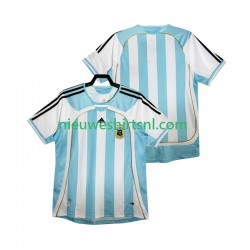Argentinië Heren Shirt met Bedrukking 2014 Retro Thuis Korte Mouw