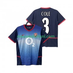 Arsenal Heren Shirt met Bedrukking COLE 3 Retro Uit 2004 2002 Korte Mouw
