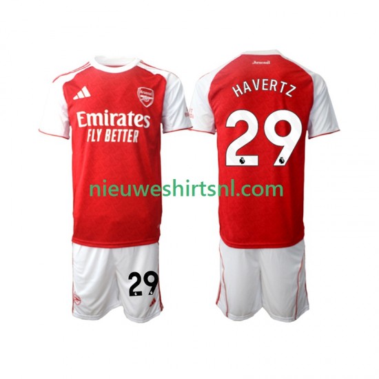 Arsenal Kind Shirt met Bedrukking Kai Havertz 29 Thuis 2025-2026 Korte Mouw