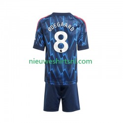 Arsenal Kind Shirt met Bedrukking Martin Odegaard 8 Uit 2025-2026 Korte Mouw