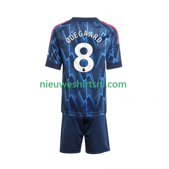 Arsenal Kind Shirt met Bedrukking Martin Odegaard 8 Uit 2025-2026 Korte Mouw