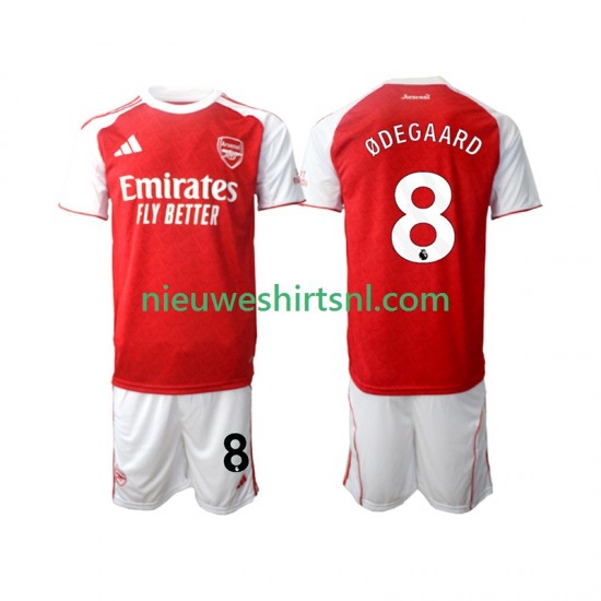 Arsenal Kind Shirt met Bedrukking Martin Odegaard 8 Thuis 2025-2026 Korte Mouw