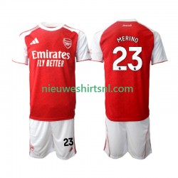 Arsenal Kind Shirt met Bedrukking Merino 23 Thuis 2025-2026 Korte Mouw