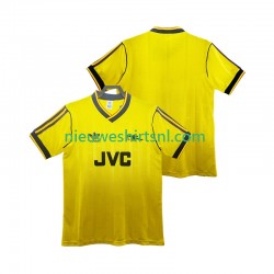 Arsenal Heren Shirt met Bedrukking 1986 1988 Retro Uit Korte Mouw