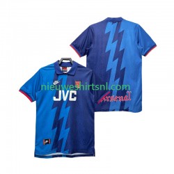 Arsenal Heren Shirt met Bedrukking 1995 1996 Retro Uit Korte Mouw