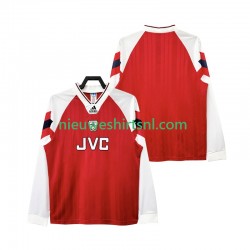 Arsenal Heren Shirt met Bedrukking 192 Retro Thuis 1994 Lange Mouw