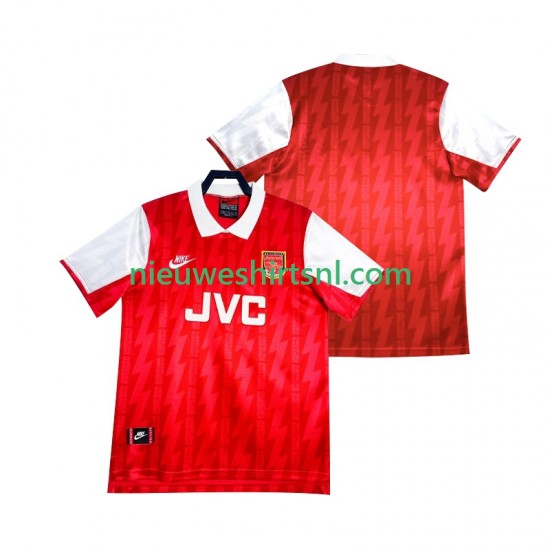 Arsenal Heren Shirt met Bedrukking 1993 Retro Thuis 1994 Korte Mouw