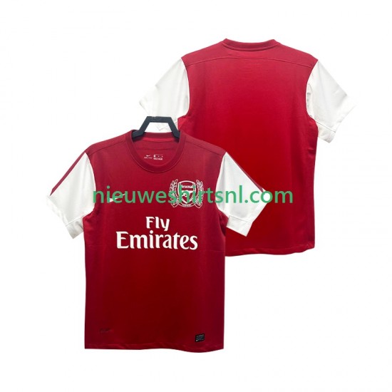 Arsenal Heren Shirt met Bedrukking 2012 Retro Thuis 2011 Korte Mouw