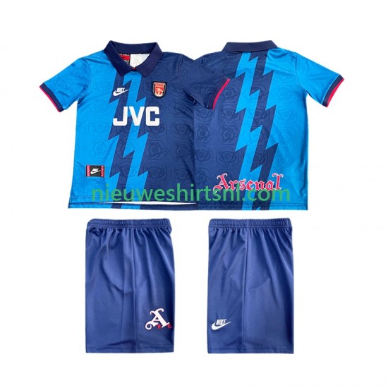 Arsenal Kind Shirt met Bedrukking 1995 1996 Retro Uit Korte Mouw