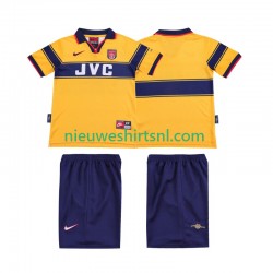 Arsenal Kind Shirt met Bedrukking 1997 Retro Uit 1999 Korte Mouw