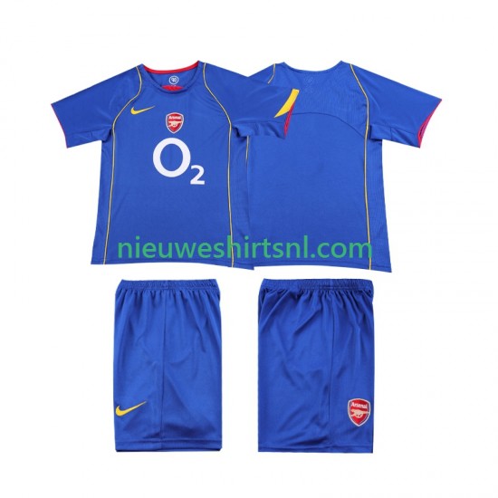 Arsenal Kind Shirt met Bedrukking 2005 Retro Uit 2004 Korte Mouw