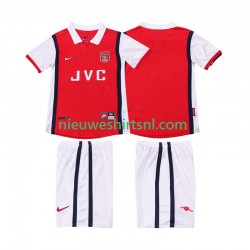 Arsenal Kind Shirt met Bedrukking 1998 Retro Thuis 1999 Korte Mouw