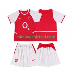 Arsenal Kind Shirt met Bedrukking 2003 Retro Thuis 2002 Korte Mouw