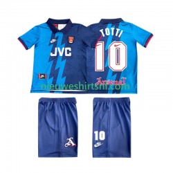 Arsenal Kind Shirt met Bedrukking TOTTI 10 1995 1996 Retro Uit Korte Mouw