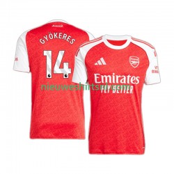 Arsenal Heren Shirt met Bedrukking Viktor Gyokeres 14 Thuis 2025-2026 Korte Mouw