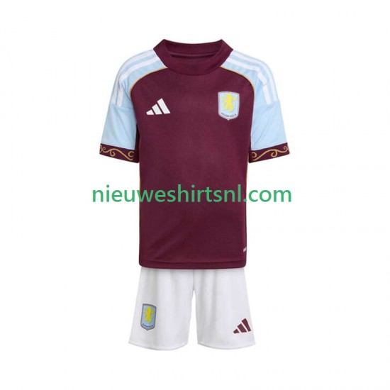Aston Villa Kind Shirt met Bedrukking Thuis 2025-2026 Korte Mouw