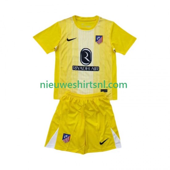 Atlético Madrid Kind Shirt met Bedrukking Doelman Thuis 2025-2026 Korte Mouw