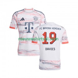 FC Bayern München Heren Shirt met Bedrukking Alphonso Davies 19 Uit 2025-2026 Korte Mouw