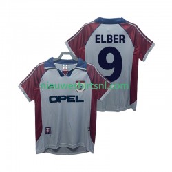 FC Bayern München Heren Shirt met Bedrukking Elber 9 1997 Retro Derde 1999 Korte Mouw
