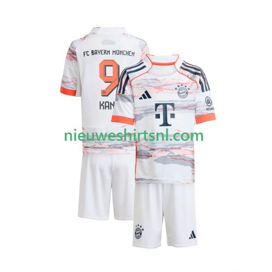 FC Bayern München Kind Shirt met Bedrukking Harry Kane 9 Uit 2025-2026 Korte Mouw