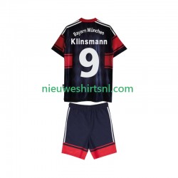 FC Bayern München Kind Shirt met Bedrukking Klinsmann 9 1997 Retro Thuis 1999 Korte Mouw