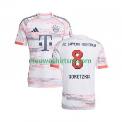 FC Bayern München Heren Shirt met Bedrukking Leon Goretzka 8 Uit 2025-2026 Korte Mouw