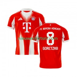 FC Bayern München Heren Shirt met Bedrukking Leon Goretzka 8 Thuis 2025-2026 Korte Mouw