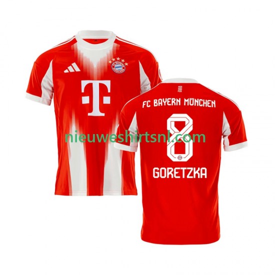 FC Bayern München Heren Shirt met Bedrukking Leon Goretzka 8 Thuis 2025-2026 Korte Mouw