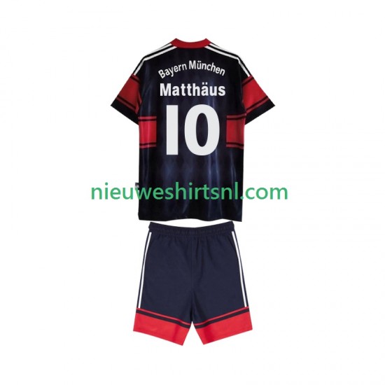 FC Bayern München Kind Shirt met Bedrukking Matthas 10 1997 Retro Thuis 1999 Korte Mouw