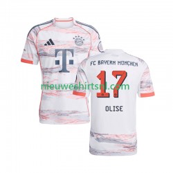 FC Bayern München Heren Shirt met Bedrukking Michael Olise 17 Uit 2025-2026 Korte Mouw
