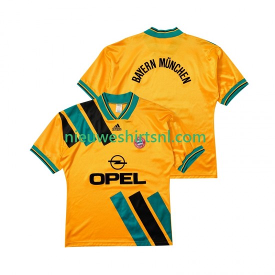 FC Bayern München Heren Shirt met Bedrukking 1993 1996 Retro Uit Korte Mouw