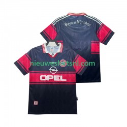 FC Bayern München Heren Shirt met Bedrukking 1997 Retro Thuis 1999 Korte Mouw