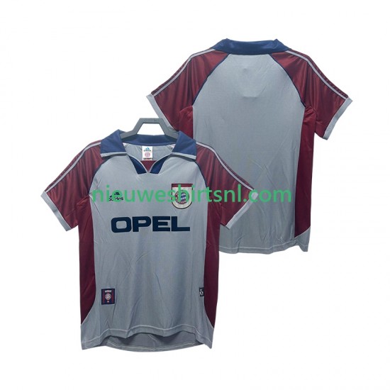 FC Bayern München Heren Shirt met Bedrukking 1998 Retro Derde 1999 Korte Mouw