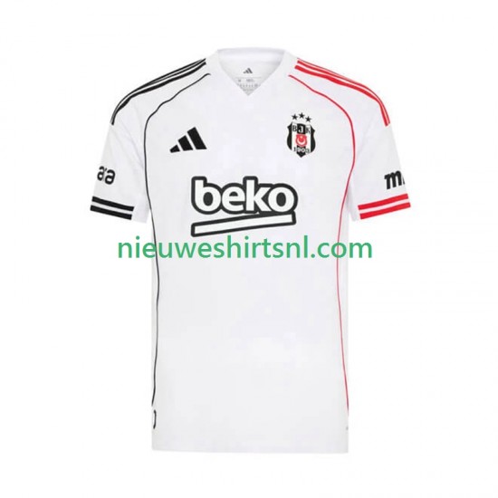 Besiktas Heren Shirt met Bedrukking Thuis 2025-2026 Korte Mouw